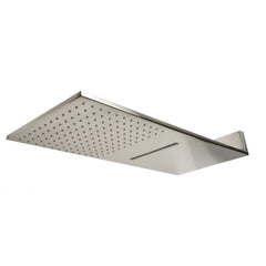 ALFI 10" Wall-Mounted Square Waterfall Rain Shower Head - RAIN10SW - The Home Selection