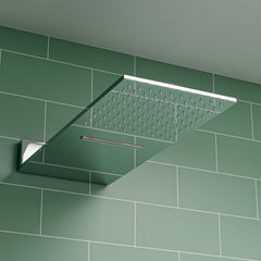 ALFI 10" Wall-Mounted Square Waterfall Rain Shower Head - RAIN10SW - The Home Selection