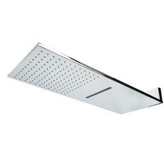 ALFI 10" Wall-Mounted Square Waterfall Rain Shower Head - RAIN10SW - The Home Selection