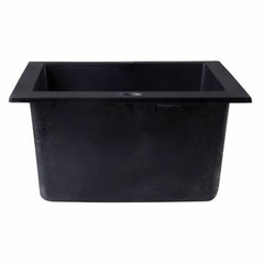 ALFI 17" Drop-In Rectangular Granite Kitchen Prep Sink - AB1720DI - The Home Selection