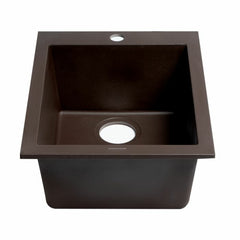 ALFI 17" Drop-In Rectangular Granite Kitchen Prep Sink - AB1720DI - The Home Selection