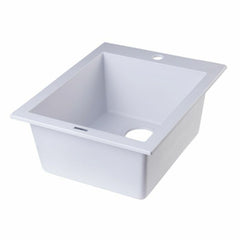ALFI 17" Drop-In Rectangular Granite Kitchen Prep Sink - AB1720DI - The Home Selection