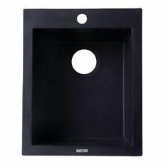 ALFI 17" Drop-In Rectangular Granite Kitchen Prep Sink - AB1720DI - The Home Selection