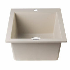 ALFI 17" Drop-In Rectangular Granite Kitchen Prep Sink - AB1720DI - The Home Selection