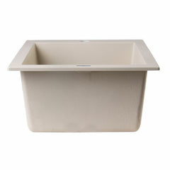 ALFI 17" Drop-In Rectangular Granite Kitchen Prep Sink - AB1720DI - The Home Selection