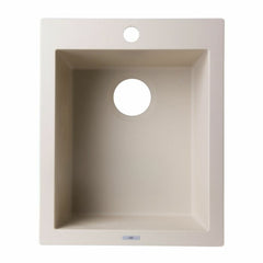 ALFI 17" Drop-In Rectangular Granite Kitchen Prep Sink - AB1720DI - The Home Selection