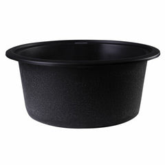 ALFI 17" Drop-In Round Granite Composite Kitchen Prep Sink - AB1717DI - The Home Selection