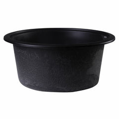 ALFI 17" Drop-In Round Granite Composite Kitchen Prep Sink - AB1717DI - The Home Selection