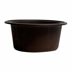 ALFI 17" Drop-In Round Granite Composite Kitchen Prep Sink - AB1717DI - The Home Selection