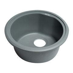 ALFI 17" Drop-In Round Granite Composite Kitchen Prep Sink - AB1717DI - The Home Selection