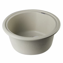 ALFI 17" Drop-In Round Granite Composite Kitchen Prep Sink - AB1717DI - The Home Selection