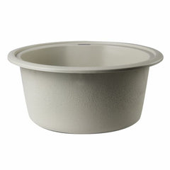 ALFI 17" Drop-In Round Granite Composite Kitchen Prep Sink - AB1717DI - The Home Selection