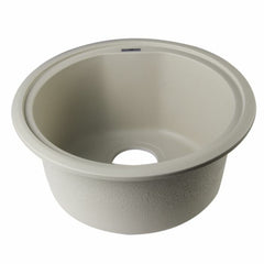 ALFI 17" Drop-In Round Granite Composite Kitchen Prep Sink - AB1717DI - The Home Selection