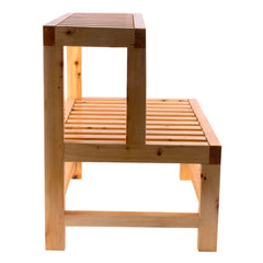 ALFI 20" Double Wooden Stepping Stool - AB4402 - The Home Selection