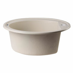 ALFI 20" Drop-In Round Granite Composite Kitchen Prep Sink - AB2020DI - The Home Selection