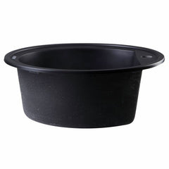 ALFI 20" Drop-In Round Granite Composite Kitchen Prep Sink - AB2020DI - The Home Selection