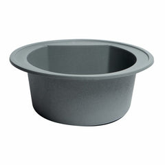 ALFI 20" Drop-In Round Granite Composite Kitchen Prep Sink - AB2020DI - The Home Selection