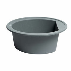 ALFI 20" Drop-In Round Granite Composite Kitchen Prep Sink - AB2020DI - The Home Selection