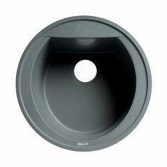 ALFI 20" Drop-In Round Granite Composite Kitchen Prep Sink - AB2020DI - The Home Selection