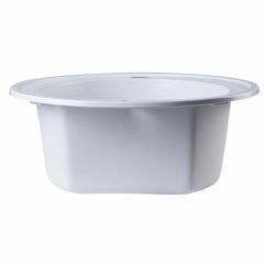 ALFI 20" Drop-In Round Granite Composite Kitchen Prep Sink - AB2020DI - The Home Selection