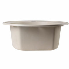 ALFI 20" Drop-In Round Granite Composite Kitchen Prep Sink - AB2020DI - The Home Selection