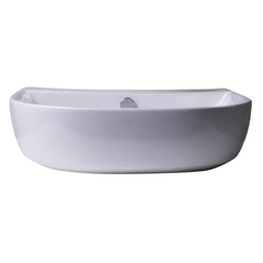 ALFI 20" White D-Bowl Porcelain Wall Mounted Bath Sink - AB110 - The Home Selection