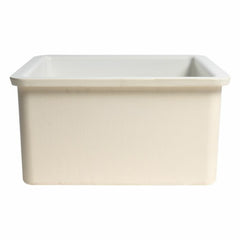 ALFI 20" White Fireclay Undermount Kitchen Sink - AB2017 - The Home Selection