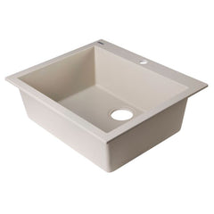ALFI 24" Drop-In Single Bowl Granite Composite Kitchen Sink - AB2420DI - The Home Selection