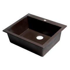 ALFI 24" Drop-In Single Bowl Granite Composite Kitchen Sink - AB2420DI - The Home Selection