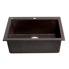 ALFI 24" Drop-In Single Bowl Granite Composite Kitchen Sink - AB2420DI - The Home Selection