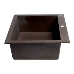 ALFI 24" Drop-In Single Bowl Granite Composite Kitchen Sink - AB2420DI - The Home Selection