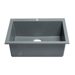 ALFI 24" Drop-In Single Bowl Granite Composite Kitchen Sink - AB2420DI - The Home Selection