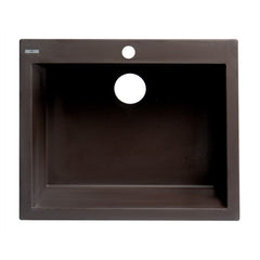 ALFI 24" Drop-In Single Bowl Granite Composite Kitchen Sink - AB2420DI - The Home Selection
