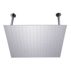 ALFI 24" Square Ultra Thin Rain Shower Head Stainless Steel - RAIN24S - The Home Selection