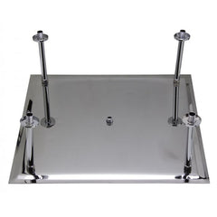 ALFI 24" Square Ultra Thin Rain Shower Head Stainless Steel - RAIN24S - The Home Selection
