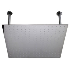 ALFI 24" Square Ultra Thin Rain Shower Head Stainless Steel - RAIN24S - The Home Selection