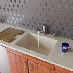 ALFI 24" Undermount Single Granite Composite Kitchen Sink - AB2420UM - The Home Selection