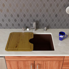 ALFI 24" Undermount Single Granite Composite Kitchen Sink - AB2420UM - The Home Selection