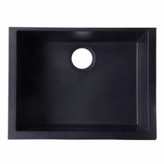 ALFI 24" Undermount Single Granite Composite Kitchen Sink - AB2420UM - The Home Selection