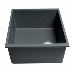 ALFI 24" Undermount Single Granite Composite Kitchen Sink - AB2420UM - The Home Selection