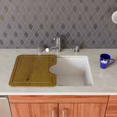 ALFI 24" Undermount Single Granite Composite Kitchen Sink - AB2420UM - The Home Selection