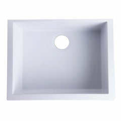 ALFI 24" Undermount Single Granite Composite Kitchen Sink - AB2420UM - The Home Selection