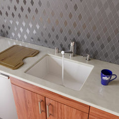 ALFI 24" Undermount Single Granite Composite Kitchen Sink - AB2420UM - The Home Selection