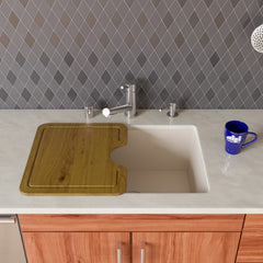 ALFI 24" Undermount Single Granite Composite Kitchen Sink - AB2420UM - The Home Selection