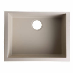ALFI 24" Undermount Single Granite Composite Kitchen Sink - AB2420UM - The Home Selection