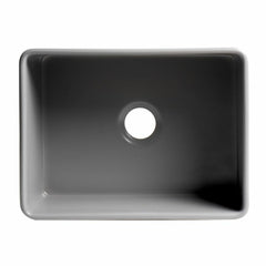 ALFI 24" x 18" Smooth Apron Single Bowl Fireclay Farm Sink - ABF2418 - The Home Selection