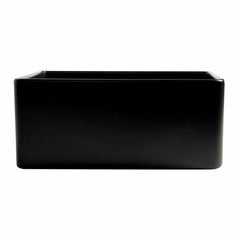 ALFI 24" x 18" Smooth Apron Single Bowl Fireclay Farm Sink - ABF2418 - The Home Selection