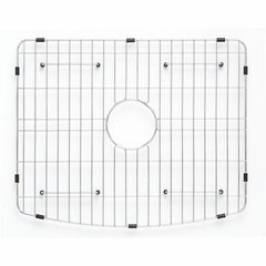 ALFI 24" x 20" White Smooth Curved Apron Single Bowl Fireclay Farm Sink with Grid - ABFC2420-W - The Home Selection