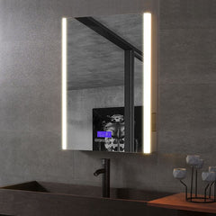 ALFI 24" x 32" Single Door LED Light Bluetooth Medicine Cabinet - ABMC2432BT - The Home Selection