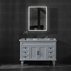 ALFI 24" x 32" Single Door LED Light Medicine Cabinet - ABMC2432 - The Home Selection